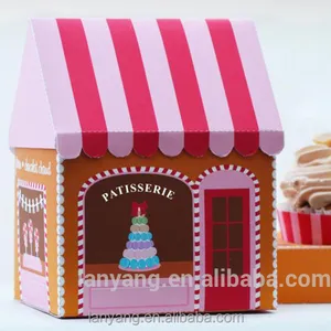 Gingerbread Zoete Shoppe Gunst Doos Kerst Decor Vakantie Hostess Gift Patisserie Cupcake Doos Treat Box Holiday Party