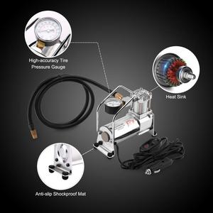 Electric Portable air <strong>Compressor</strong>, 12V Tire Inflator, Portable Silent <strong>Mini</strong> air <strong>Compressor</strong> - Product Image 6