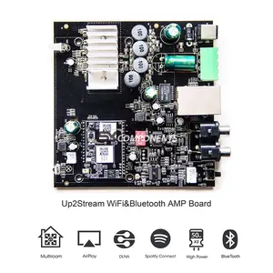 Up2stream Wifi Và Hifi Stereo Class D Âm Thanh Kỹ Thuật Số Board Multiroom Khuếch Đại Với Chỗ FY Airplay Equalizer Ứng Dụng Miễn Phí - Product Image 3