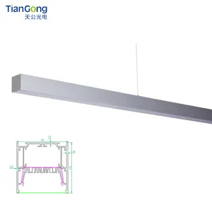 TL7575 Superfície Montado Iluminação 40 W Conduziu a Luz do Canal Principal com Tira Rígida