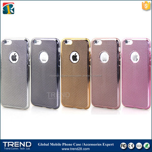 China, el proveedor de galvanoplastia de red de <span class=keywords><strong>tel</strong></span>éfono móvil caso de tpu para el iphone 6 más - Product Image 3