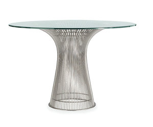 Hot bán <span class=keywords><strong>Warren</strong></span> <span class=keywords><strong>platner</strong></span> dây bàn ăn với glass top cho phòng ăn - Product Image 1
