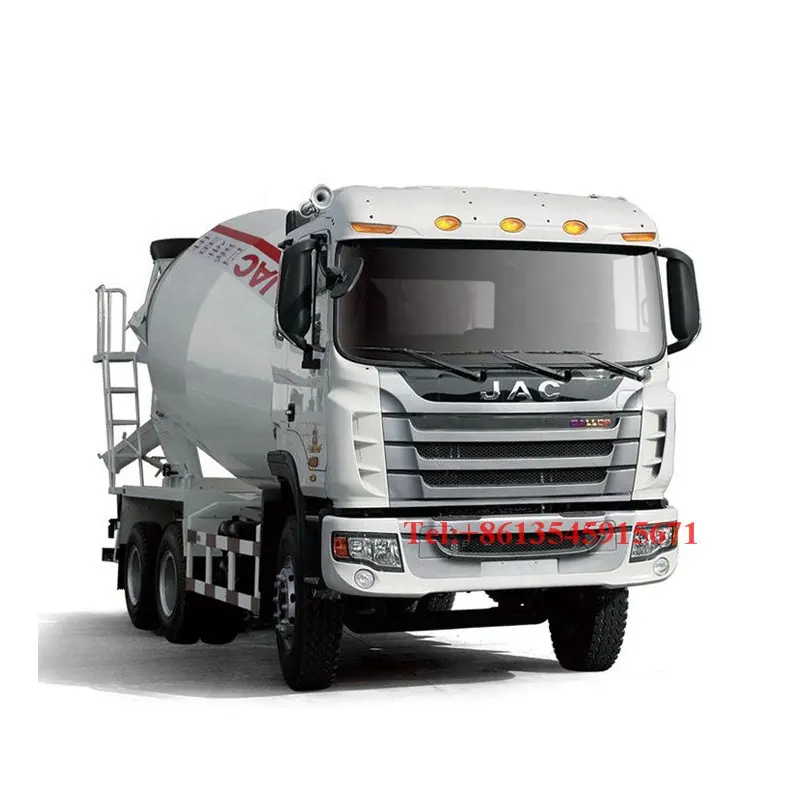 Top Qualità JAC 10m3 di Cemento Mixer Camion 10m3 Camion Betoniera Peso di Cemento Mixer Per Il Camion In Dubai