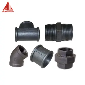 Hot Sale Natural Color Malleable Iron DIY Pipe Fitting