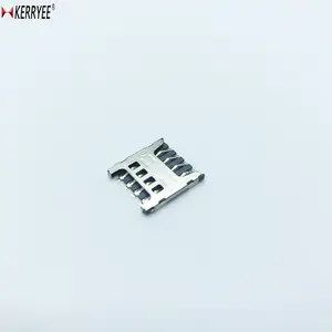 Push and pull micro sim card connector 8P