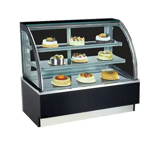 Refrigerador de padaria à base de mármore/armário de exibição de bolo/refrigerador de bolo com certificado ce