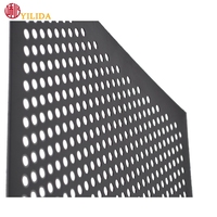 Noir en métal perforé/tôle Perforée/Panneau d'écran Pour Le Métal de Grille de Haut-Parleur
