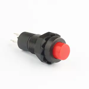 Micro interruptor de botón táctil de plástico, 40 1A 250V 12V, 2 posiciones