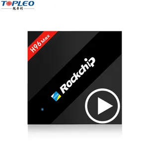 2017 hot nuovi prodotti H96 Max DDR3 4 GB 32 GB Flash Rockchip RK3399 Sei Nucleo H.265 4 K * 2 K 1000 M Android tv