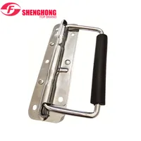 Silver SHENGHONG Maximum Rotation 180 Degree swing Metal door handle