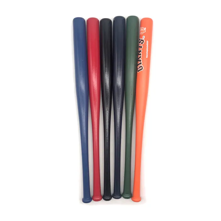 OEM logo personalizzato blu navy blu verde rosso arancio bianco colore naturale 18 "legno mini mazza da baseball all'ingrosso per la promozione