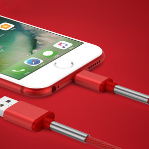 Điện Thoại di động Cable Đối Với Apple <span class=keywords><strong>iPhone</strong></span> 5 5 S <span class=keywords><strong>5C</strong></span> SE kim loại Bện Dữ Liệu USB 2.4A Sync Nhanh Phí 1 <span class=keywords><strong>m</strong></span> Sạc dây - Product Image 2