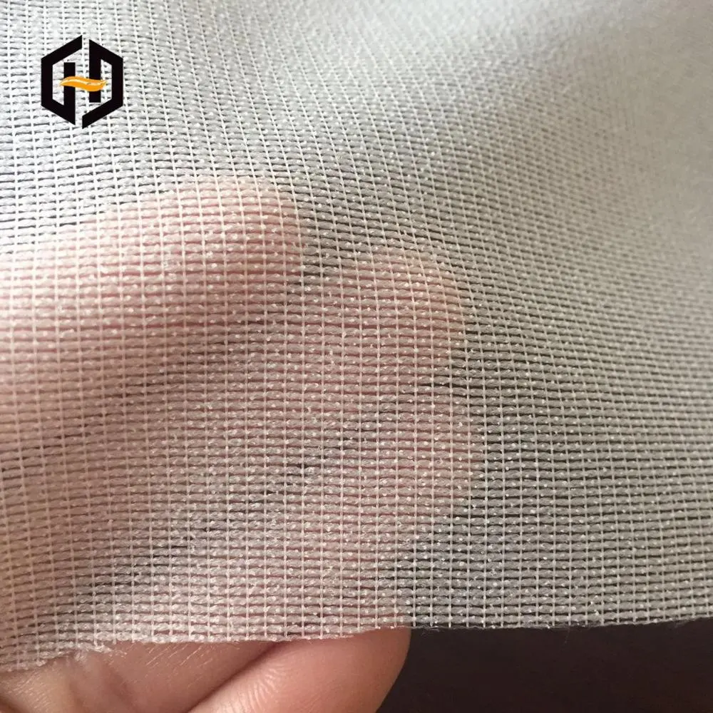 Wholesale interlining stock garment lining white cotton grey tricot greige fabric