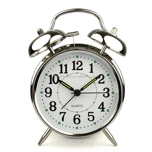 Mini negro reloj de alarma doble campana del reloj de alarma - Product Image 6