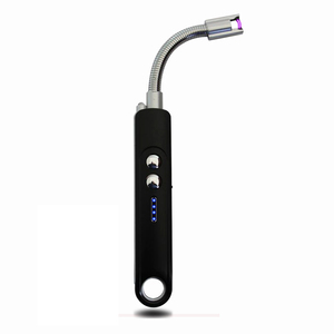 Allumeur de bougie d'usb de plasma avec <span class=keywords><strong>la</strong></span> batterie rechargeable de LED, cou flexible long d'allumeur électrique pour camper, fa - Product Image 2