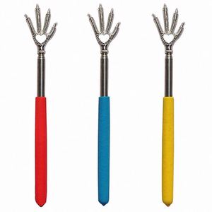 Extensível telescópico de aço inoxidável, prático, acessório de massagem e arranhões, de aço inoxidável - Product Image 2