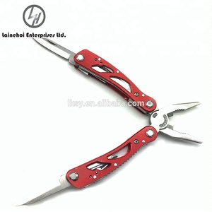 2025 nueva tendencia multiherramientas alicates plegables de acero inoxidable para exteriores Color plateado LHY03 modelo PA bolsa - Product Image 5