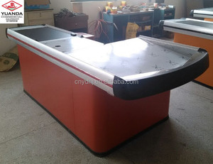 Hot Bán Giá Rẻ Siêu Thị Điện <span class=keywords><strong>Cash</strong></span> <span class=keywords><strong>Counter</strong></span> Bảng Với Vành Đai Để Bán - Product Image 1