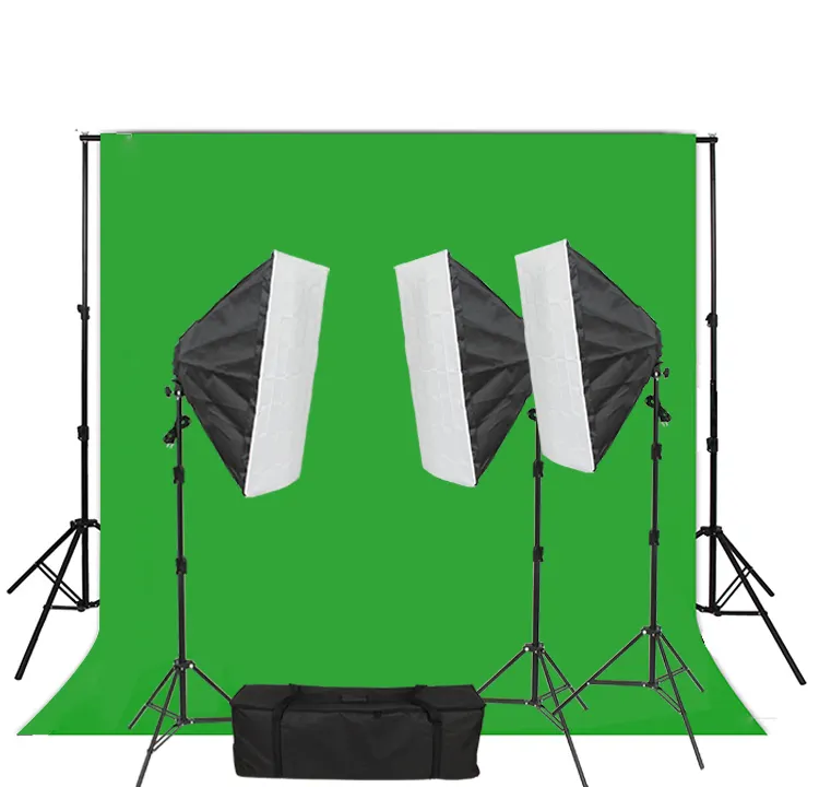 Photographic Studio Günstige Video Softbox Dauerlicht Set Kit