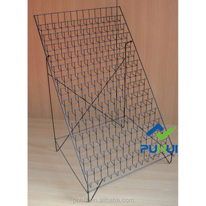 Sắt Thép Rod Khung Cửa Hàng Triển Lãm Tùy Chỉnh Nhiều Lớp Kệ Bảng Thường Vụ <span class=keywords><strong>Counter</strong></span> <span class=keywords><strong>Wire</strong></span> Chủ Tờ Rơi Hiển Thị Rack - Product Image 5