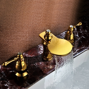 <span class=keywords><strong>Tres</strong></span> piezas de un conjunto de lujo de diseño de alta calidad <span class=keywords><strong>grifo</strong></span> de <span class=keywords><strong>lavabo</strong></span> de baño de compras en línea - Product Image 2