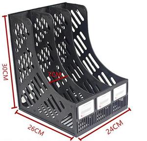 Organizzatore Multifunzione a Tre Sezioni per Documenti, Riviste e Libri, Porta Documenti <span class=keywords><strong>da</strong></span> <span class=keywords><strong>Scrivania</strong></span> per Casa e Ufficio - Product Image 2