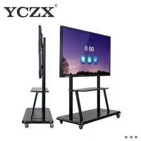 Écran tactile multi doigt, affichage LCD intelligent, salle de réunion, électronique numérique interactif, tableau de vision blanc intelligent pour l'école