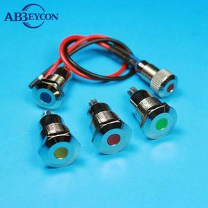 8 mét 10 mét kim loại điện áp thấp 6V 12V LED tín hiệu trạng thái chỉ số thí điểm ánh sáng đèn với dòng - Product Image 4