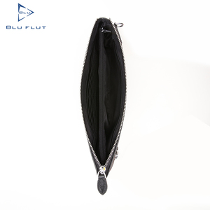 Blu Flut <span class=keywords><strong>pochette</strong></span> per gli uomini logo personalizzato vera pelle di vacchetta da <span class=keywords><strong>uomo</strong></span> avvolge <span class=keywords><strong>pochette</strong></span> durevole portafoglio porta carte - Product Image 5
