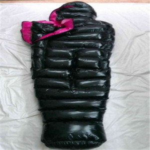 Xác ướp Phong Cách Xuống Cắm Trại Túi Ngủ Với Stuff Sack Ngoài Trời Nylon Vải Đi Bộ Đường Dài túi Ngủ-40C - Product Image 1