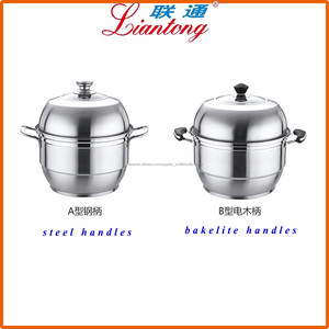 LianTong marca un nivel doble fondo vapor de acero inoxidable con 2 celosías - Product Image 5