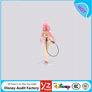 Diseñar su propio plástico desnudo sexy Girl <span class=keywords><strong>anime</strong></span> figuras con Rosa Pelo Rizado - Product Image 3