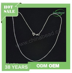 Bajo <span class=keywords><strong>precio</strong></span> collar <span class=keywords><strong>de</strong></span> plata <span class=keywords><strong>esterlina</strong></span> con la primavera anillo <span class=keywords><strong>de</strong></span> cierre, <span class=keywords><strong>de</strong></span> ley 925 babero <span class=keywords><strong>de</strong></span> plata collares - Product Image 1