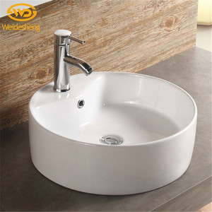 China Manufacture Bathroom <strong>Round</strong> White Sinks Ceramic Wash Washing <strong>Basin</strong> - Product Image 3