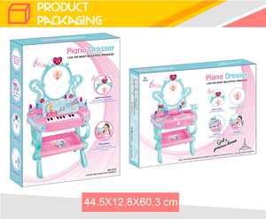 Jeux de <span class=keywords><strong>maquillage</strong></span> pour filles, coiffeuse musicale, avec lumière, 1 pièce - Product Image 4
