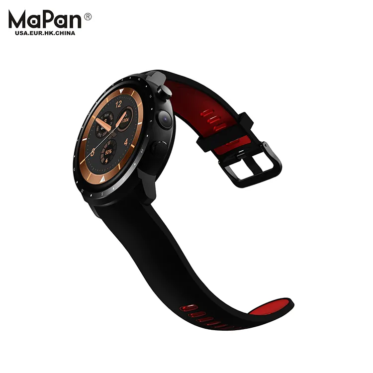 Bluetooth smart watch connected with GPS tracker android 5.1 OS for sport man