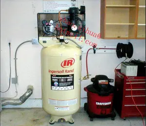 Ingersoll Rand 2000E25 2000E25-FF à Deux Étages à Entraînement Électrique compresseur d'air à Piston Alternatif Compresseur 25hp 80 Gallons Horizontale