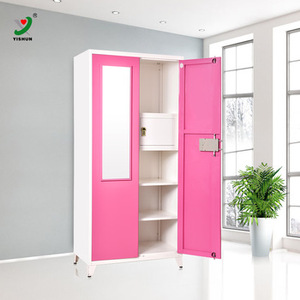Mobili camera da letto 2 porte in metallo acciaio <span class=keywords><strong>armadio</strong></span> di stoccaggio vestiti Almirah <span class=keywords><strong>armadio</strong></span> - Product Image 2
