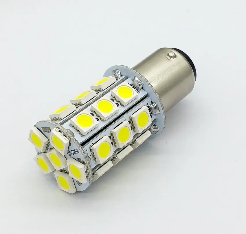 Lulus EMC 2 W 3 W 4 W 5 W 6 W 10-30 V Laut Lampu Light Bulb BA15d BAY15D LED