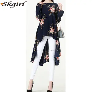 Túnica Musulmana Árabe con Estampado Islámico, Ropa Elegante <span class=keywords><strong>de</strong></span> Servicio OEM 2022 para Mujer - Product Image 1