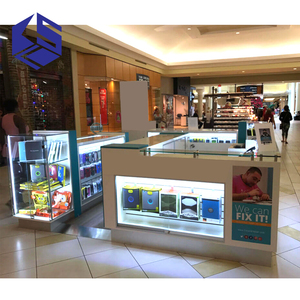 Nuovo Design del telefono Mobile Display chiosco utilizzato del telefono cellulare vetrina per la vendita centro commerciale chiosco con attraente Display del telefono cellulare