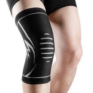 Genouillère de protection élastique pour genoux, 1 paire, bande pour Fitness, course à pied, manchon de Compression