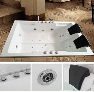 Produttore di Lusso Idromassaggio Massaggi Vasca da bagno Per Due Persone In Build-In