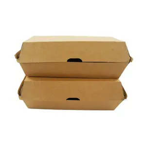 Creative Custom Made Paper Clamshell Food Packaging Pizza Box