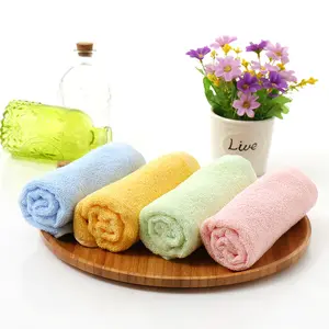 Drap de bain en coton bio de bambou naturel, gant de toilette et serviettes douces pour bébé, lingettes pour nouveau-né,