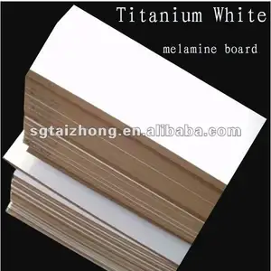 titanium witte kleur melamine papier geconfronteerd mdf board