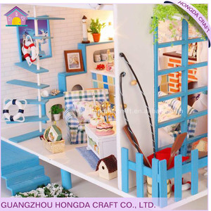 Montado de la familia de muñecas en miniatura, miniatura de diy 3d casa, escala 1:24 miniaturas - Product Image 6