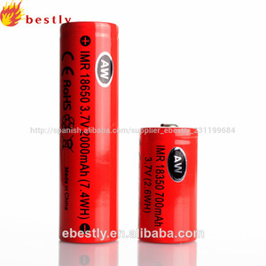 Original aw <span class=keywords><strong>imr</strong></span> <span class=keywords><strong>18350</strong></span> 3.7v 700 aw mah batería <span class=keywords><strong>18350</strong></span>/<span class=keywords><strong>18350</strong></span> tasa de mortalidad infantil de la batería - Product Image 1