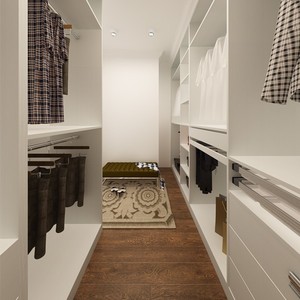 América Proyecto de melamina de guardarropa blanco <span class=keywords><strong>abierto</strong></span> <span class=keywords><strong>armario</strong></span> de diseño - Product Image 2