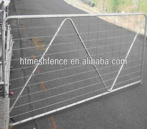GALVANISED 7 RAIL GALVANISED METAL FARM FIELD SECURITY <strong>GATES</strong> - Product Image 2